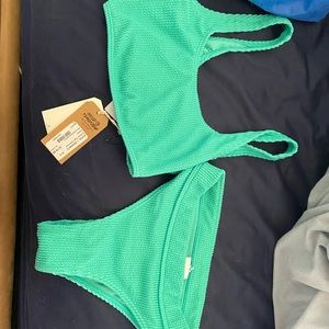 Billabong Bikini Summer High Maui Set Tank High Waisted Bottom Size Small